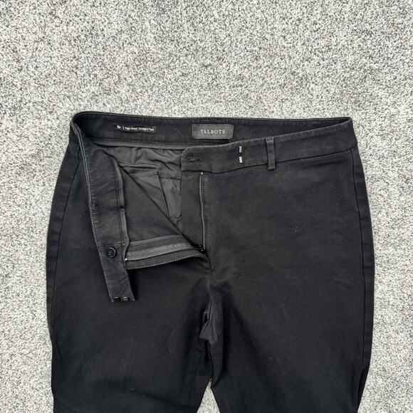 Talbots Pants Womens Size 8P High Waist Straight Office Chic Preppy Modern 2018 - Picture 6 of 10